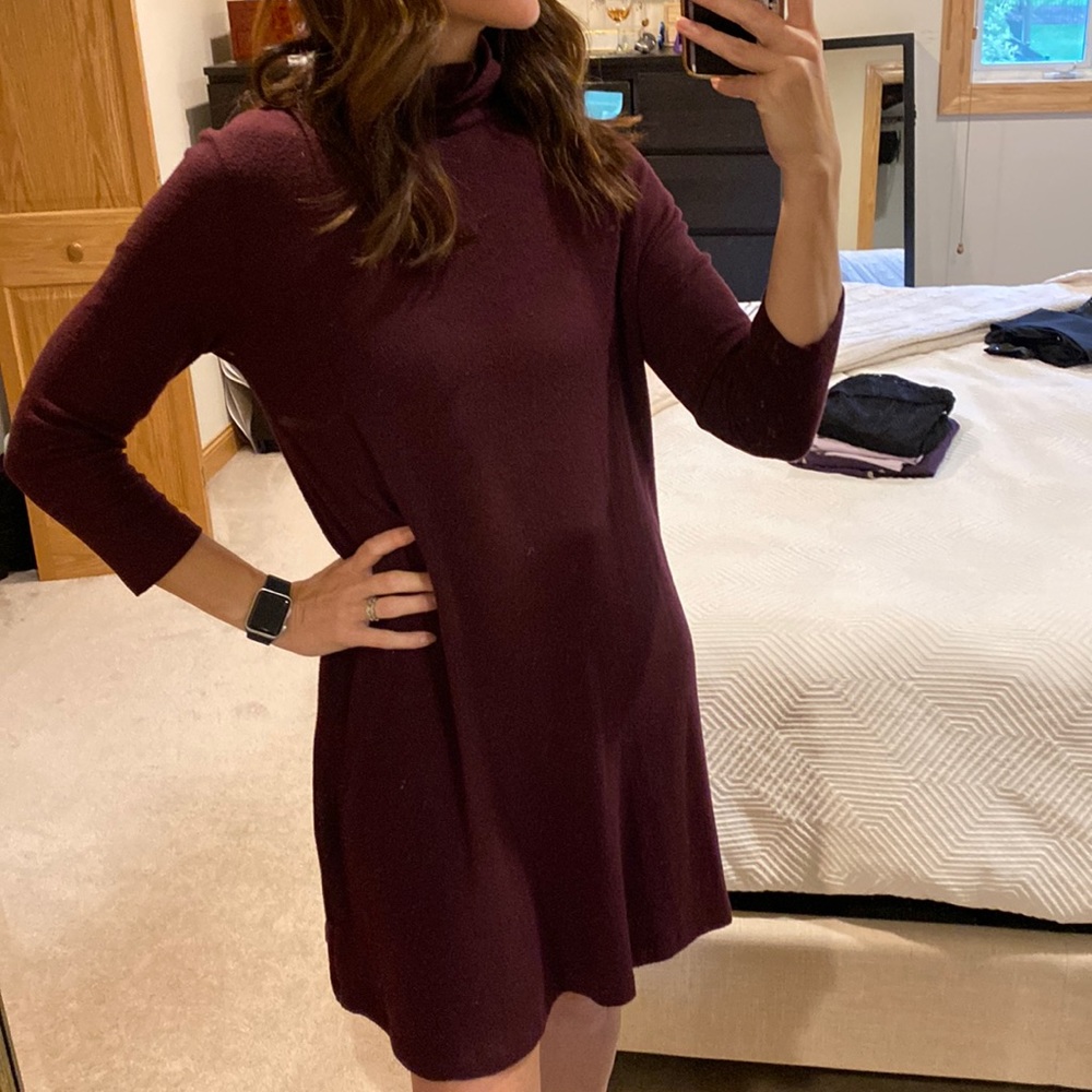 American Eagle knit turtleneck dress